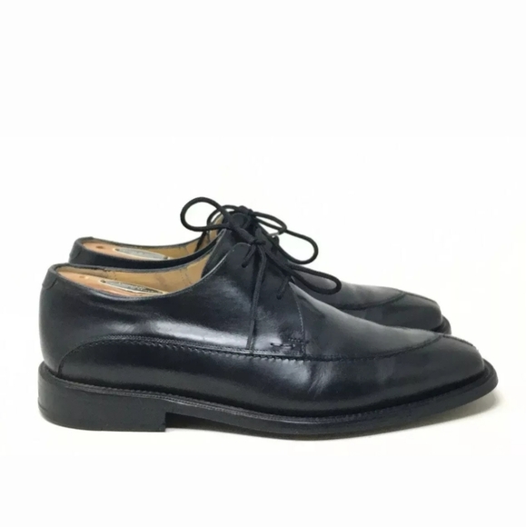 Mezlan Men's Torello Shoes Black Leather 8W - Picture 5 of 8